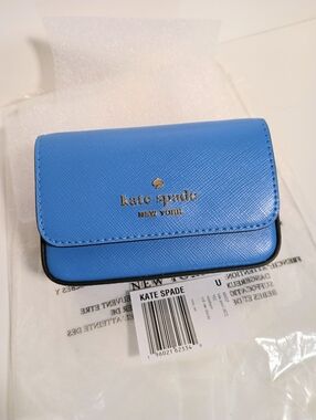 Kate Spade Outlet Madison Card Case Crossbody Tide Pool Blue